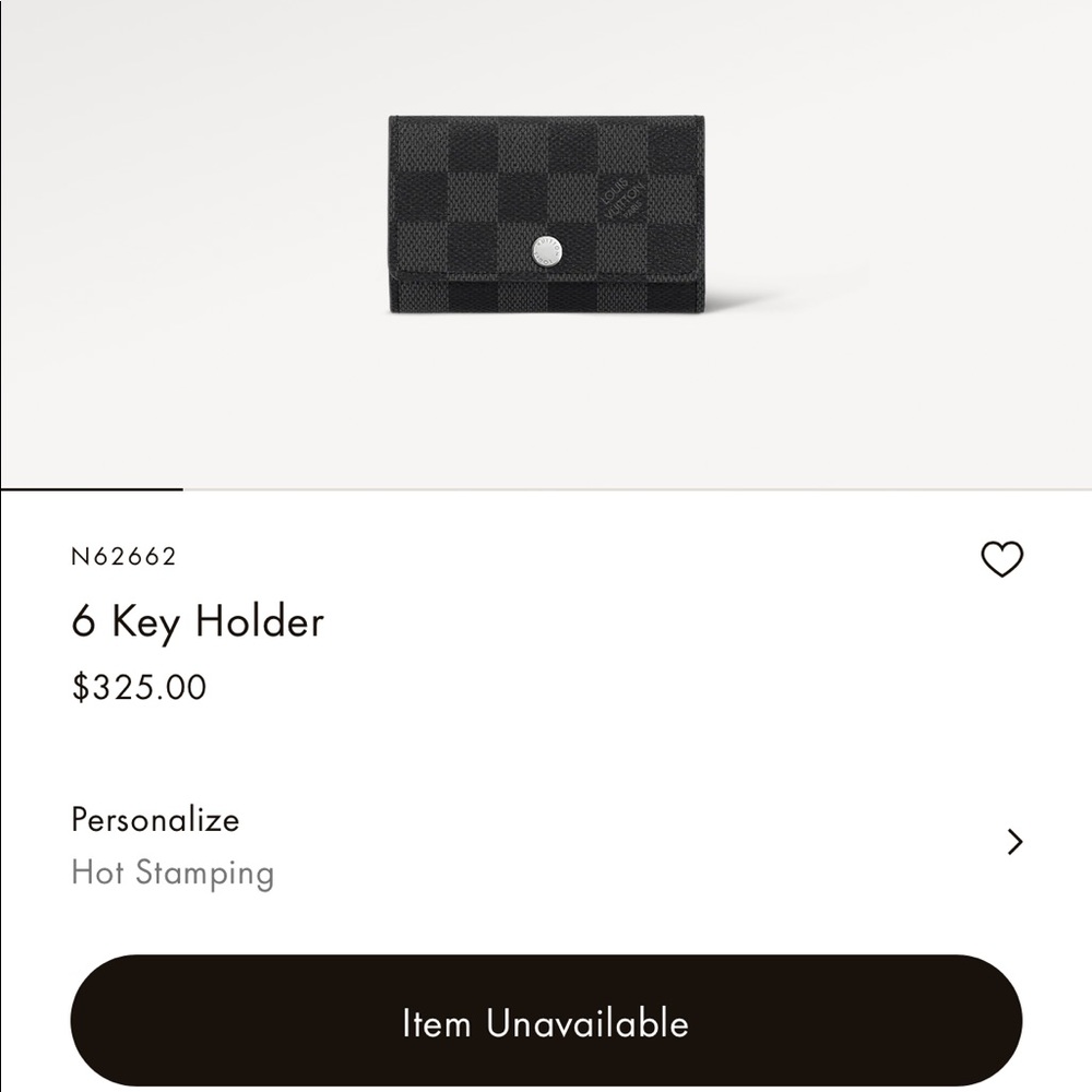 Louis Vuitton 6 Key Holder